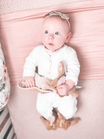 Jomanda Bunny Baby Soft Slippers Brown, House Shoes - (0 - 6months) - Guzzgoggs
