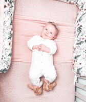 Jomanda Bunny Baby Soft Slippers Brown, House Shoes - (0 - 6months) - Guzzgoggs