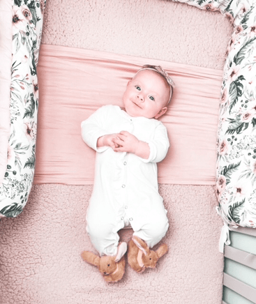 Jomanda Bunny Baby Soft Slippers Brown, House Shoes - (0 - 6months) - Guzzgoggs