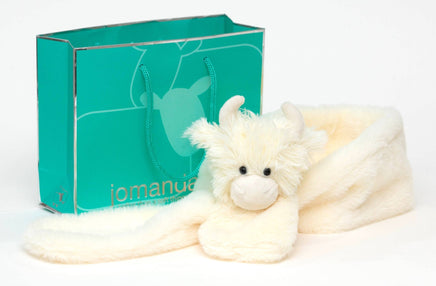 Jomanda Highland Cow Scarf Plush Soft Cream - 90CM FOR ALL AGES - Guzzgoggs
