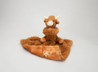 Jomanda Horny Highland Cow Baby Soft Toy Soother Comforter 29cm - Guzzgoggs