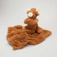 Jomanda Horny Highland Cow Baby Soft Toy Soother Comforter 29cm - Guzzgoggs