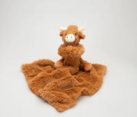 Jomanda Horny Highland Cow Baby Soft Toy Soother Comforter 29cm - Guzzgoggs