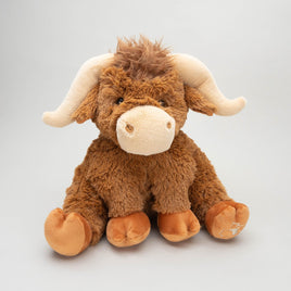 Jomanda Large Longhorn Brown Highland Coo Cow 30cm - Guzzgoggs