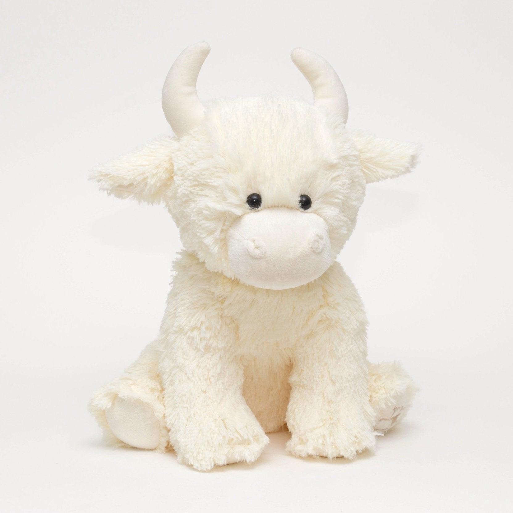 Jomanda Large Scottish Highland Cow Cream 30cm - Guzzgoggs