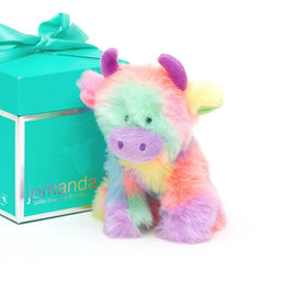 Jomanda Rainbow Mini Highland Cow 11cm - Guzzgoggs