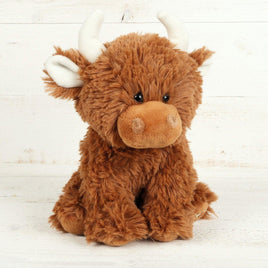 Jomanda Scottish Highland Cow Brown 20cm - Guzzgoggs