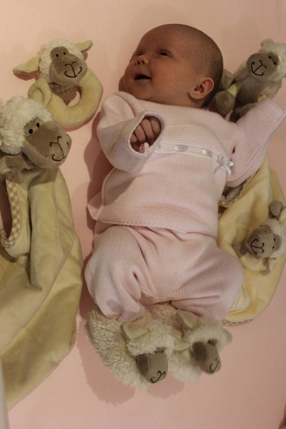 Jomanda Sheep Soft Plush Baby Slippers House Shoes, 0 - 6 months - Guzzgoggs