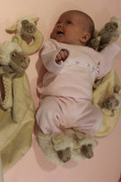 Jomanda Sheep Soft Plush Baby Slippers House Shoes, 0 - 6 months - Guzzgoggs