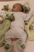 Jomanda Sheep Soft Plush Baby Slippers House Shoes, 0 - 6 months - Guzzgoggs