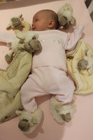 Jomanda Sheep Soft Plush Baby Slippers House Shoes, 0 - 6 months - Guzzgoggs