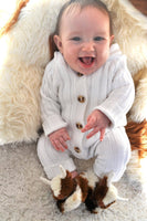 Jomanda Texas Longhorn Highland Cow Plush Baby Slippers House Shoes - Guzzgoggs