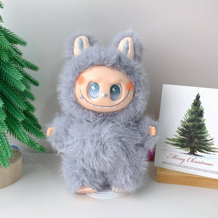 Labubu Inspired Plush Grey - Guzzgoggs