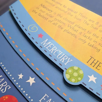 Learning Layer Board Book - Planets - Guzzgoggs