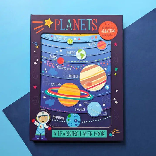 Learning Layer Board Book - Planets - Guzzgoggs