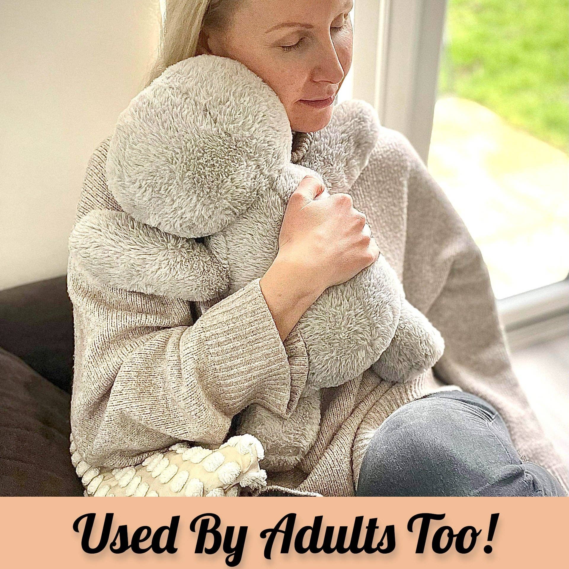 LoveHugs - 1.5kg Weighted Sloth Teddy For Anxiety - Guzzgoggs
