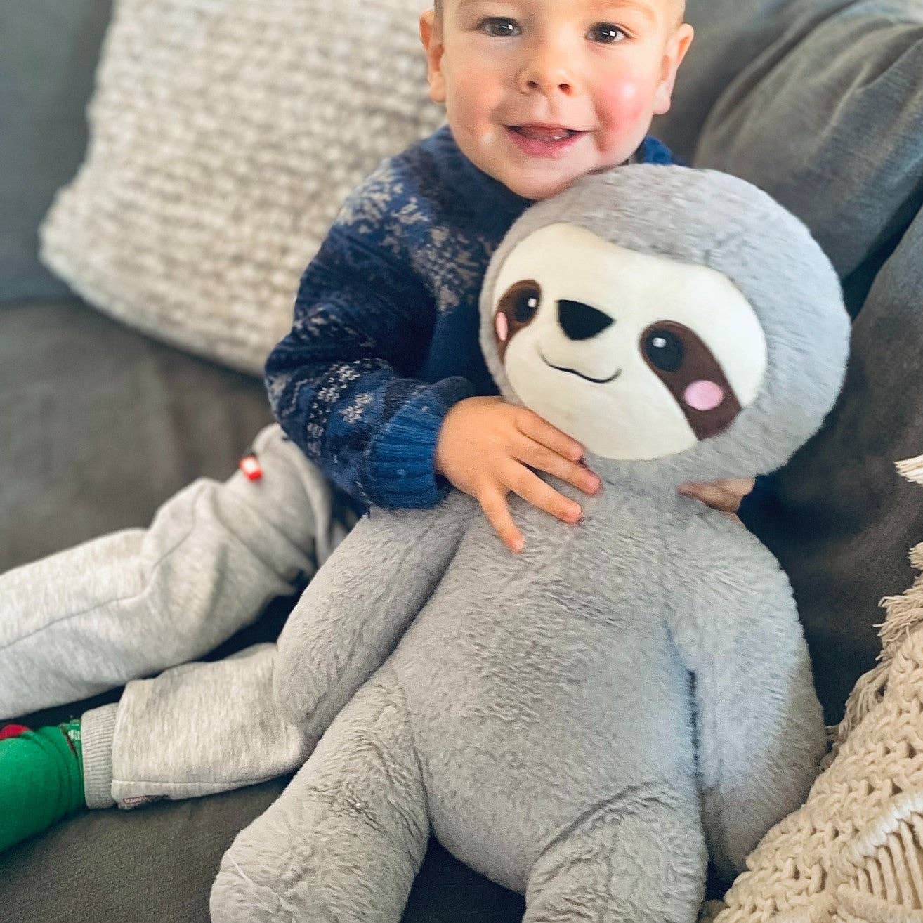 LoveHugs - 1.5kg Weighted Sloth Teddy For Anxiety - Guzzgoggs