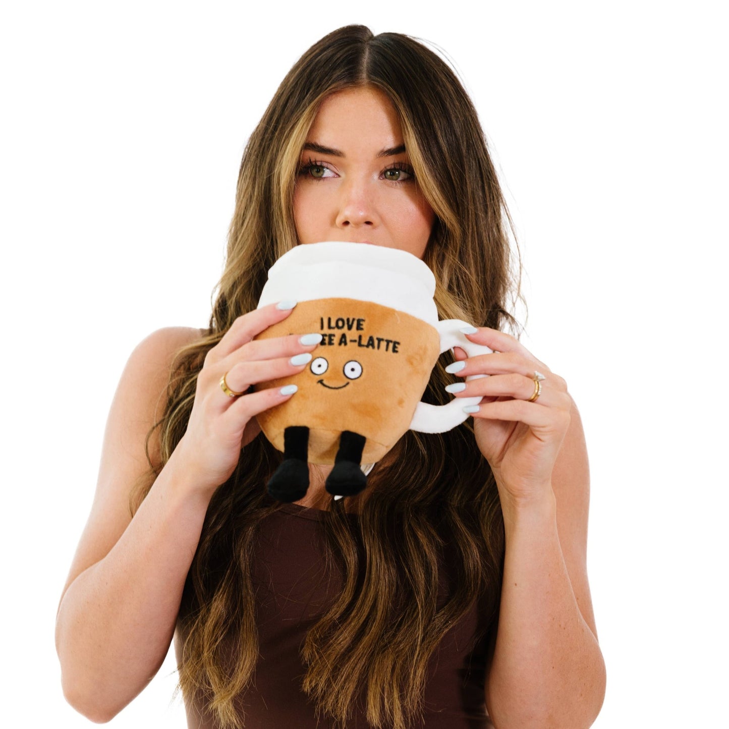 Punchkins - I Love Coffee A - Latte - Teenage / Kidult Plush - Guzzgoggs