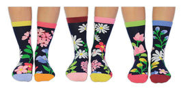 Sock Academy - BLOOMING AMAZING 6 Odd Socks Gift Box - United Oddsocks - UK 4 - 8 EUR 37 - 42 US 6.5 - 10.5 - Guzzgoggs