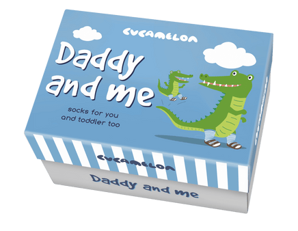 Sock Academy - DADDY AND ME - 2 pairs of sandal socks Gift box - Guzzgoggs
