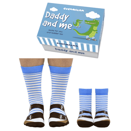 Sock Academy - DADDY AND ME - 2 pairs of sandal socks Gift box - Guzzgoggs