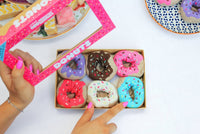 Sock Academy - DONUTS 6 Odd Socks Gift Box - United Oddsocks - UK 4 - 8 EUR 37 - 42 US 6.5 - 10.5 - Guzzgoggs