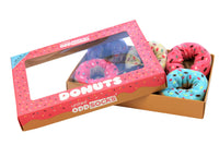 Sock Academy - DONUTS 6 Odd Socks Gift Box - United Oddsocks - UK 4 - 8 EUR 37 - 42 US 6.5 - 10.5 - Guzzgoggs