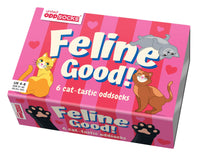 Sock Academy - FELINE GOOD! 6 Odd Socks Gift Box - United Oddsocks - UK 4 - 8 EUR 37 - 42 US 6.5 - 10.5 - Guzzgoggs