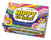 Sock Academy - HIPPY GO LUCKY 6 Odd Socks Gift Box - United Oddsocks - UK 4 - 8 EUR 37 - 42 US 6.5 - 10.5 - Guzzgoggs
