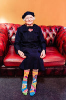 Sock Academy - HIPPY GO LUCKY 6 Odd Socks Gift Box - United Oddsocks - UK 4 - 8 EUR 37 - 42 US 6.5 - 10.5 - Guzzgoggs