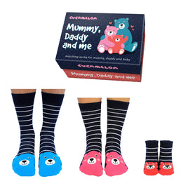 Sock Academy - MUM, DAD & ME - 3 pairs of bear socks Gift box - Guzzgoggs