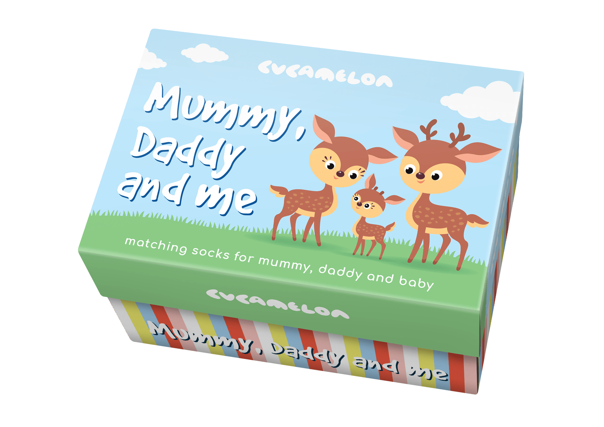 Sock Academy - MUM, DAD & ME - 3 pairs of star socks Gift box - Guzzgoggs