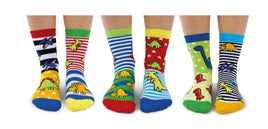 Sock Academy - SOCKASAURUS 6 Odd Socks Gift Box - United Oddsocks - UK 9 - 12 EUR 27 - 30 US 9.5 - 13 - Guzzgoggs