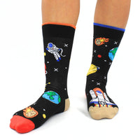 Sock Academy - SPACE EXPLORER 6 - 11 - 6 Odd Socks Gift Box United Oddsocks - UK 6 - 11, EUR 39 - 46, US 7 - 12 - Guzzgoggs