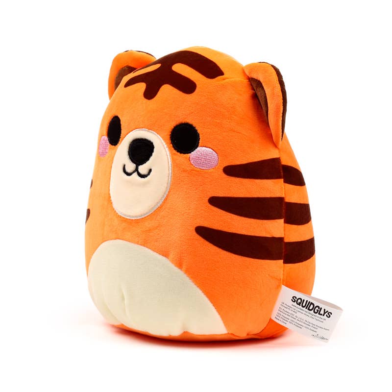 Squidglys Alfie the Tiger Adoramals Wild Plush Toy - Guzzgoggs