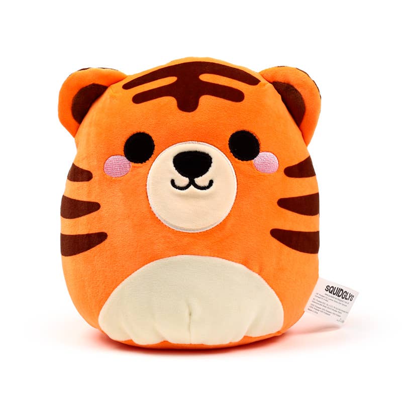 Squidglys Alfie the Tiger Adoramals Wild Plush Toy - Guzzgoggs