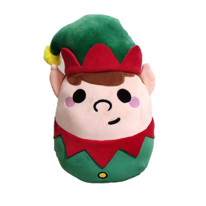 Squidglys Christmas Festive Friends Austin the Elf Plush Toy - Guzzgoggs