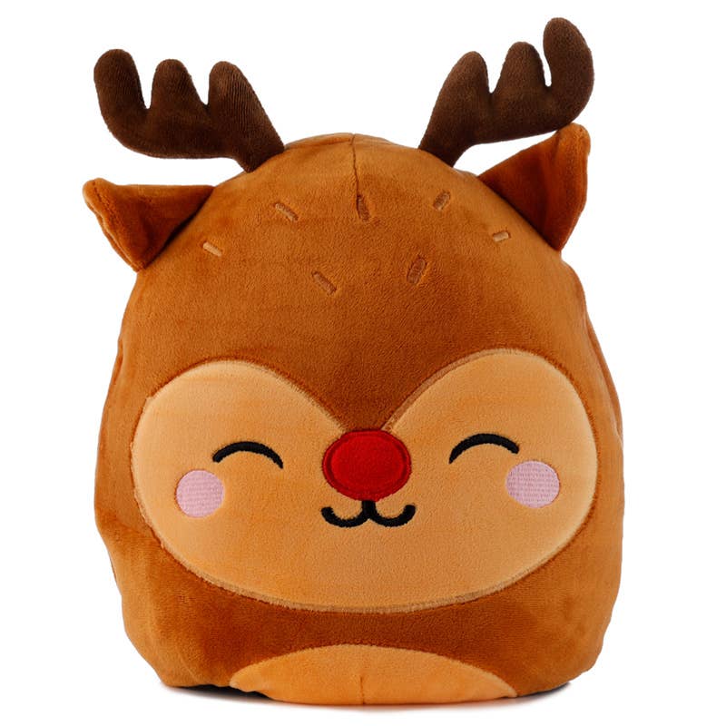 Squidglys Christmas Santa & Reindeer Reversible Plush Toy - Guzzgoggs