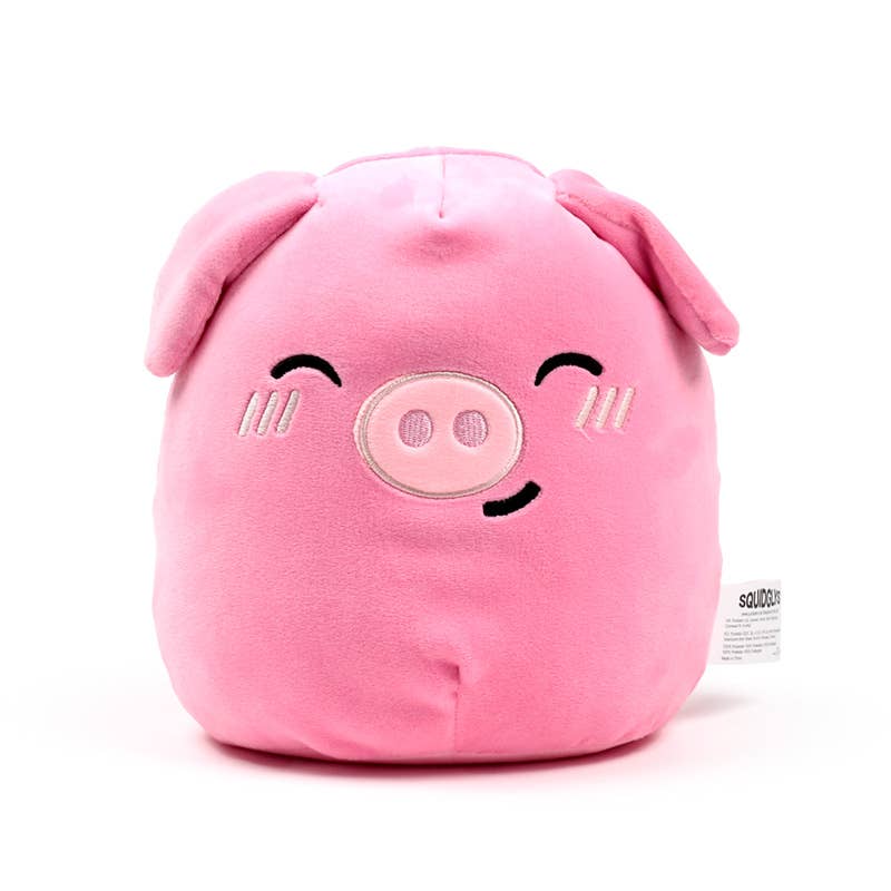 Squidglys Oliver the Pig Adoramals Farm Plush Toy - Guzzgoggs