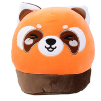 Squidglys Ru the Red Panda Adoramals Wild Plush Toy - Guzzgoggs
