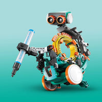 STEM Science Construction Kit - 5 - 1 Mechanical Coding Robot - Guzzgoggs