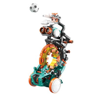 STEM Science Construction Kit - 5 - 1 Mechanical Coding Robot - Guzzgoggs