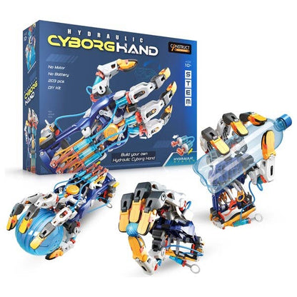 STEM Science Construction Set - Hydraulic Cyborg Hand - Guzzgoggs