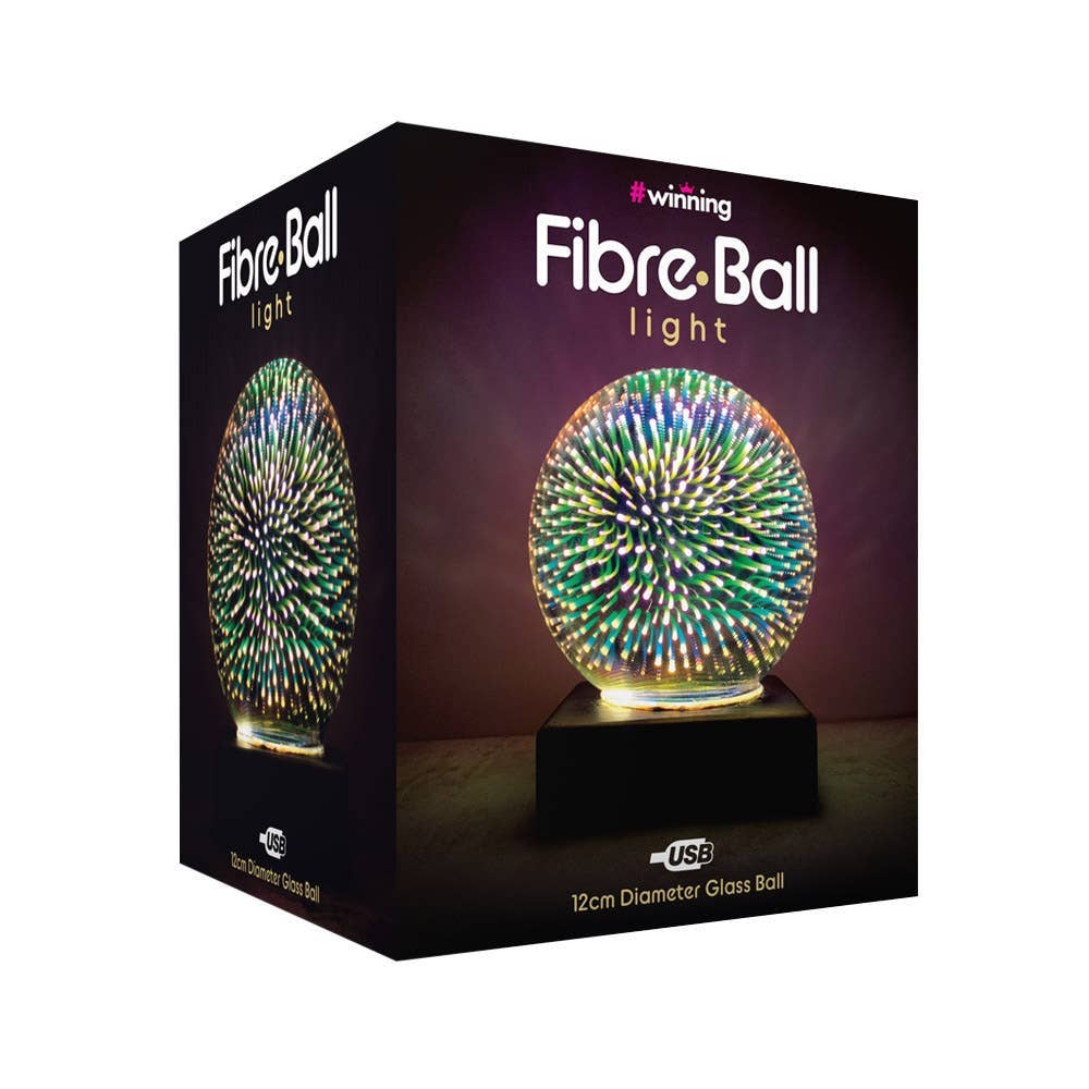 The Source Novelty Sensory Light - Fireworks Fibre Ball Lamp - Guzzgoggs