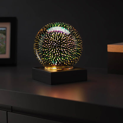The Source Novelty Sensory Light - Fireworks Fibre Ball Lamp - Guzzgoggs