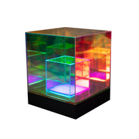 The Source Novelty Sensory Light - Holographic Cube Lamp - Guzzgoggs