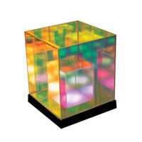The Source Novelty Sensory Light - Holographic Cube Lamp - Guzzgoggs