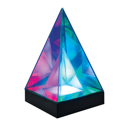 The Source Novelty Sensory Light - Holographic Pyramid  Lamp - Guzzgoggs