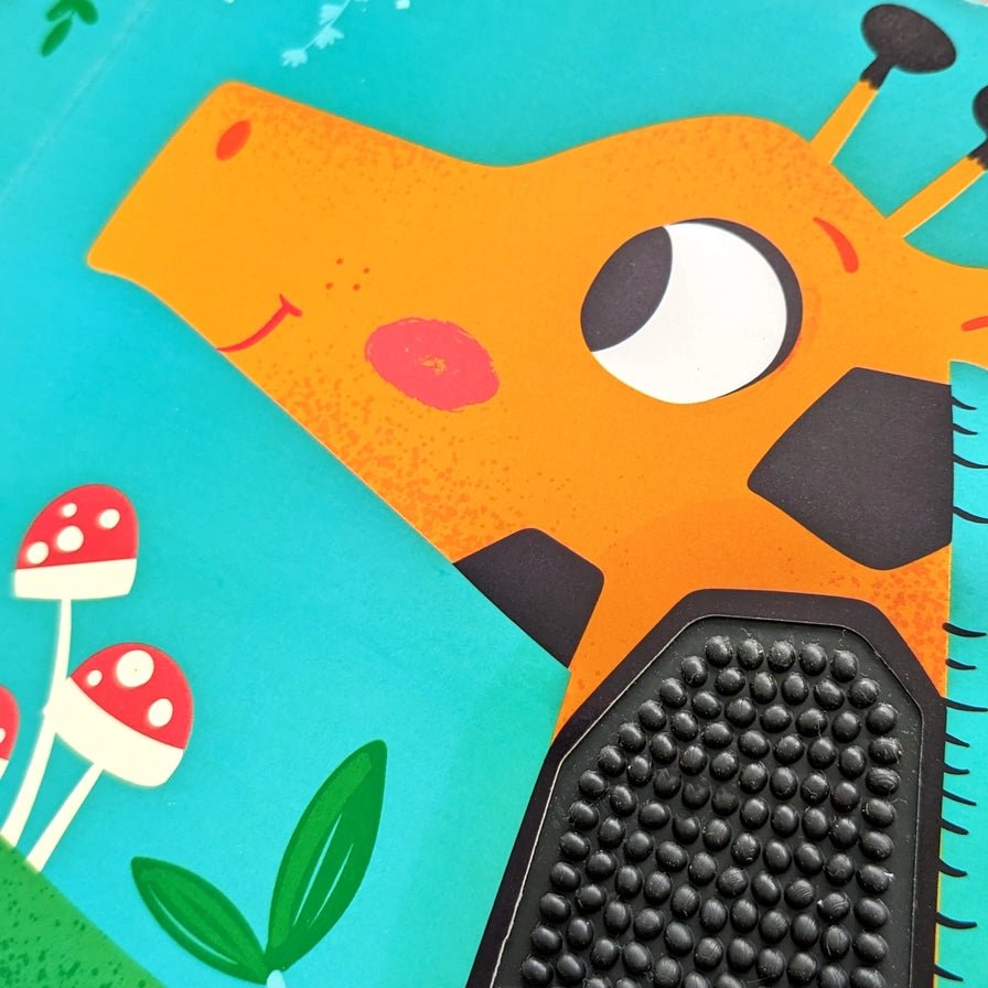 Touch and Feel Silicon Board Book - Safari - Guzzgoggs