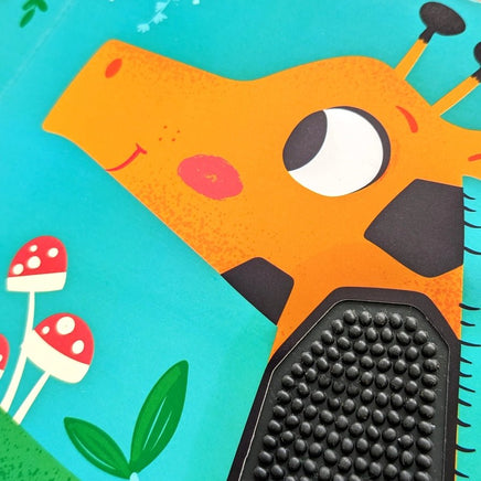 Touch and Feel Silicon Board Book - Safari - Guzzgoggs